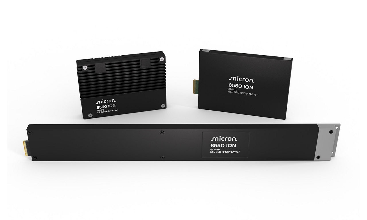 美光 6550 ION NVMe SSD 