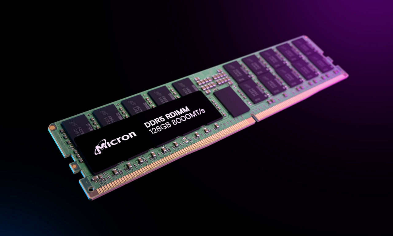 Micron DDR5 RDIMM 8000MTs